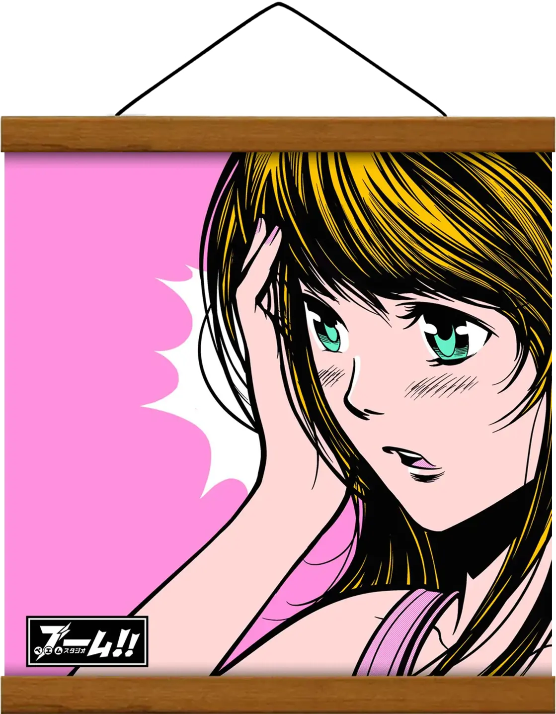 Pop culture prints City Pop Girl, détail