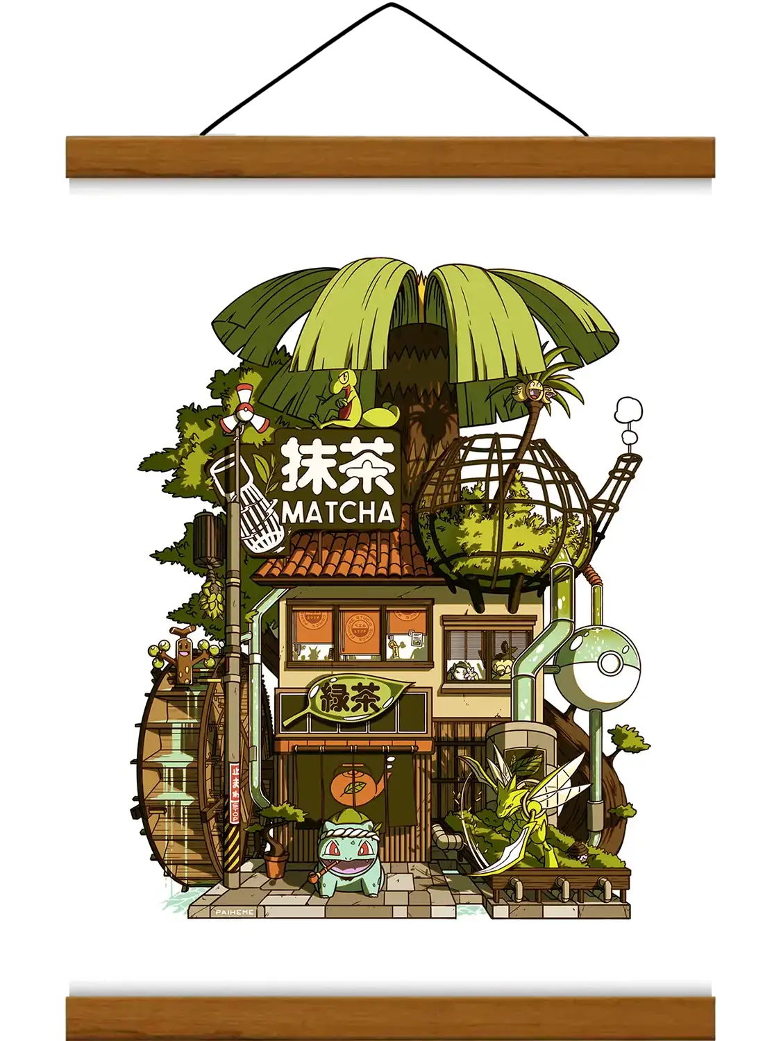 Affiche Matcha storefront