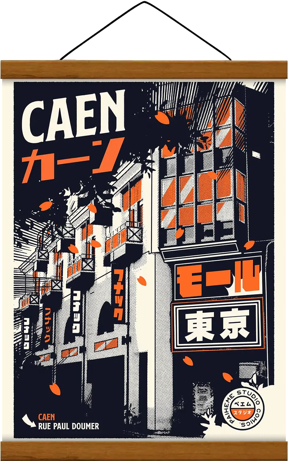 Affiche CAEN IN JAPAN