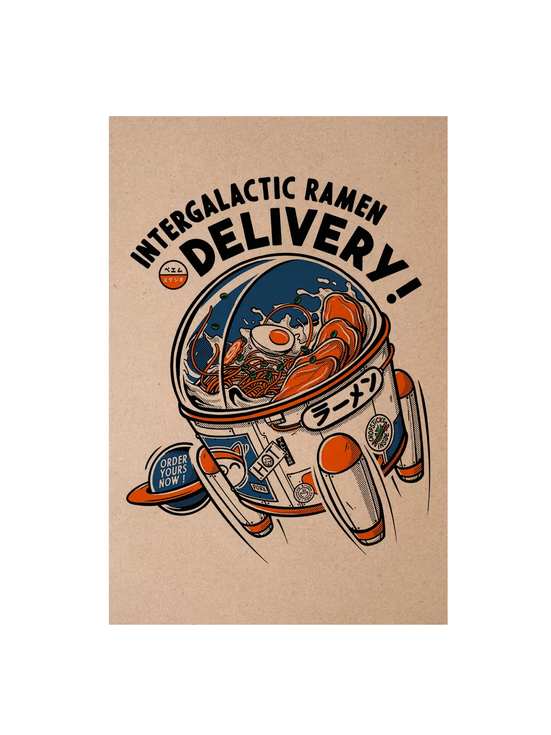 Carte postale japon Intergalactic Ramen