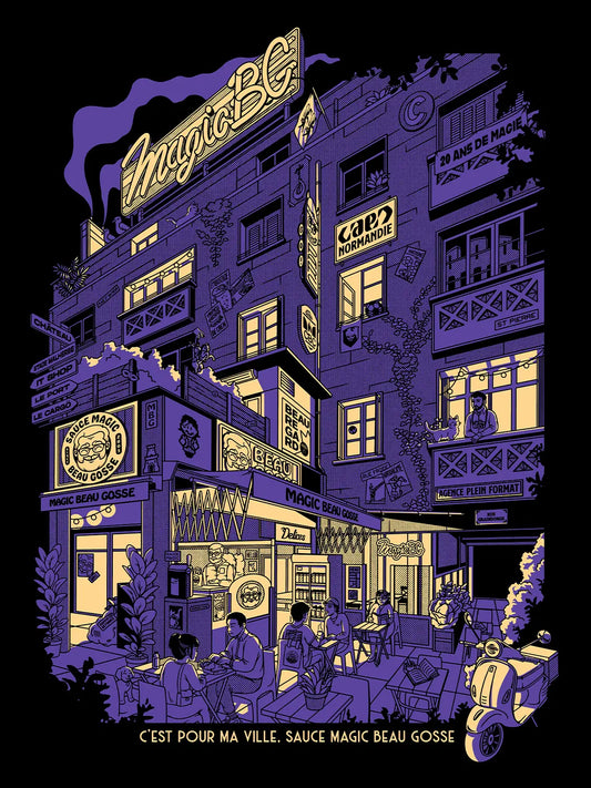 MAGIC BEAU GOSSE PRINT - Night