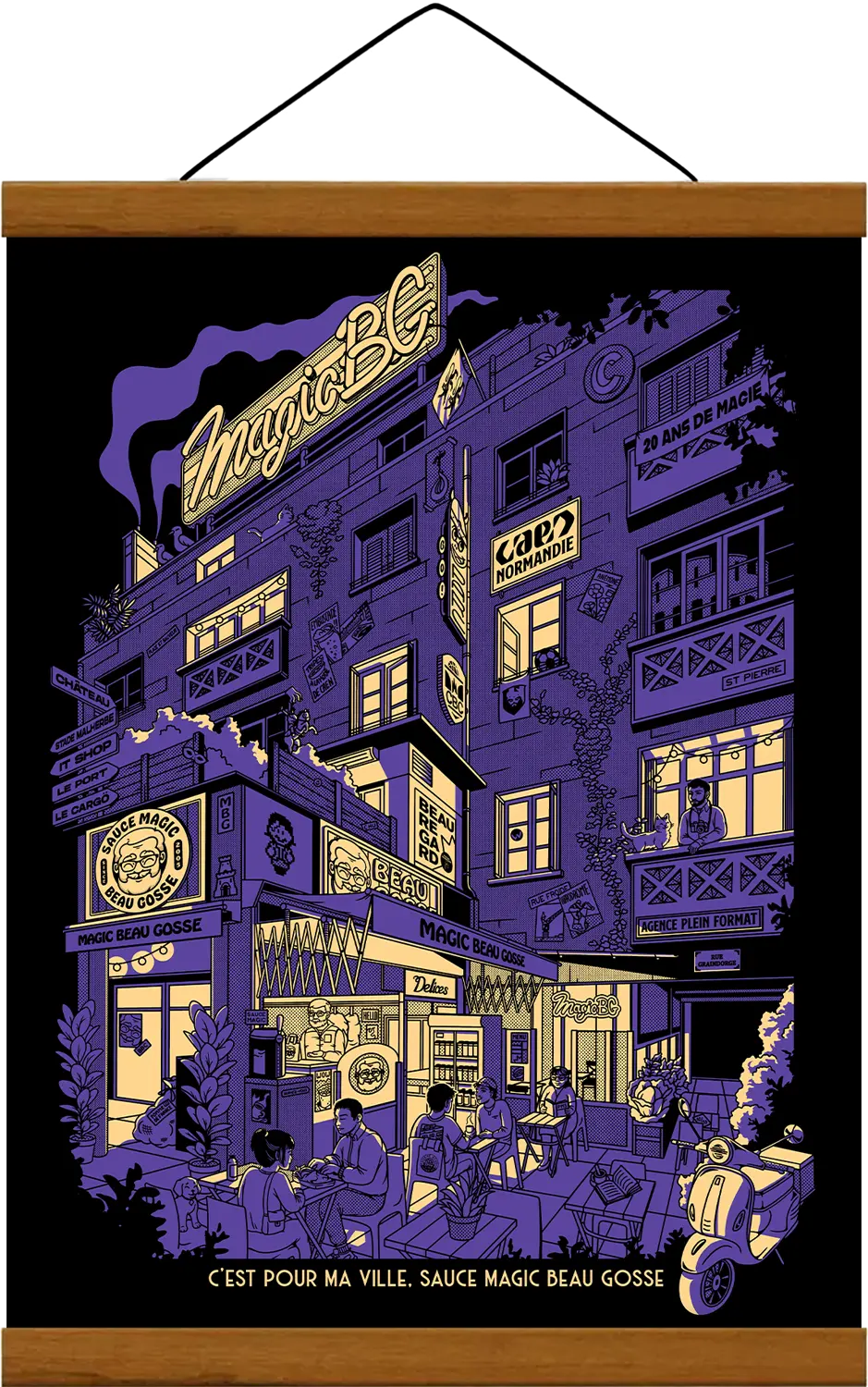 MAGIC BEAU GOSSE PRINT - Night