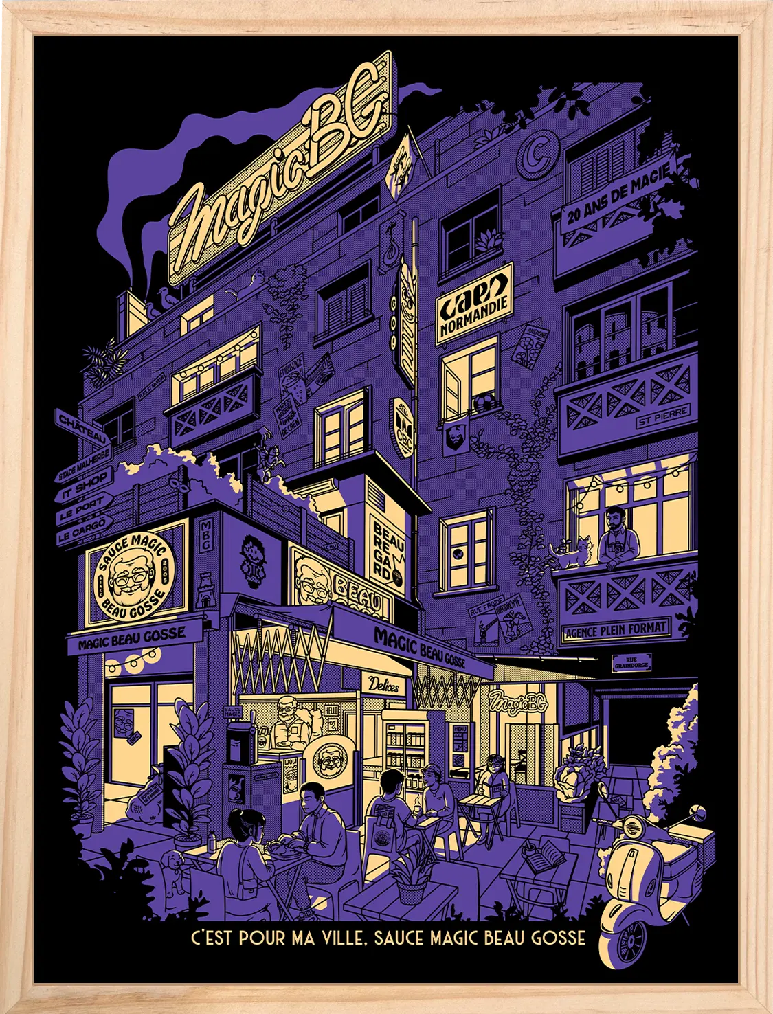 MAGIC BEAU GOSSE PRINT - Night
