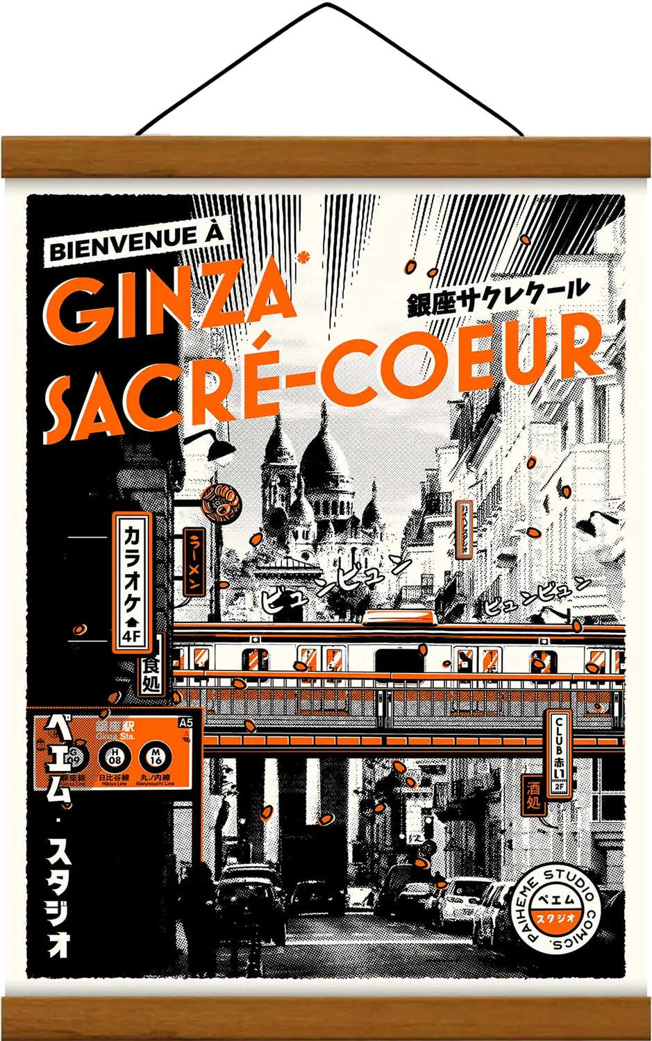 Affiche GINZA SACRE COEUR