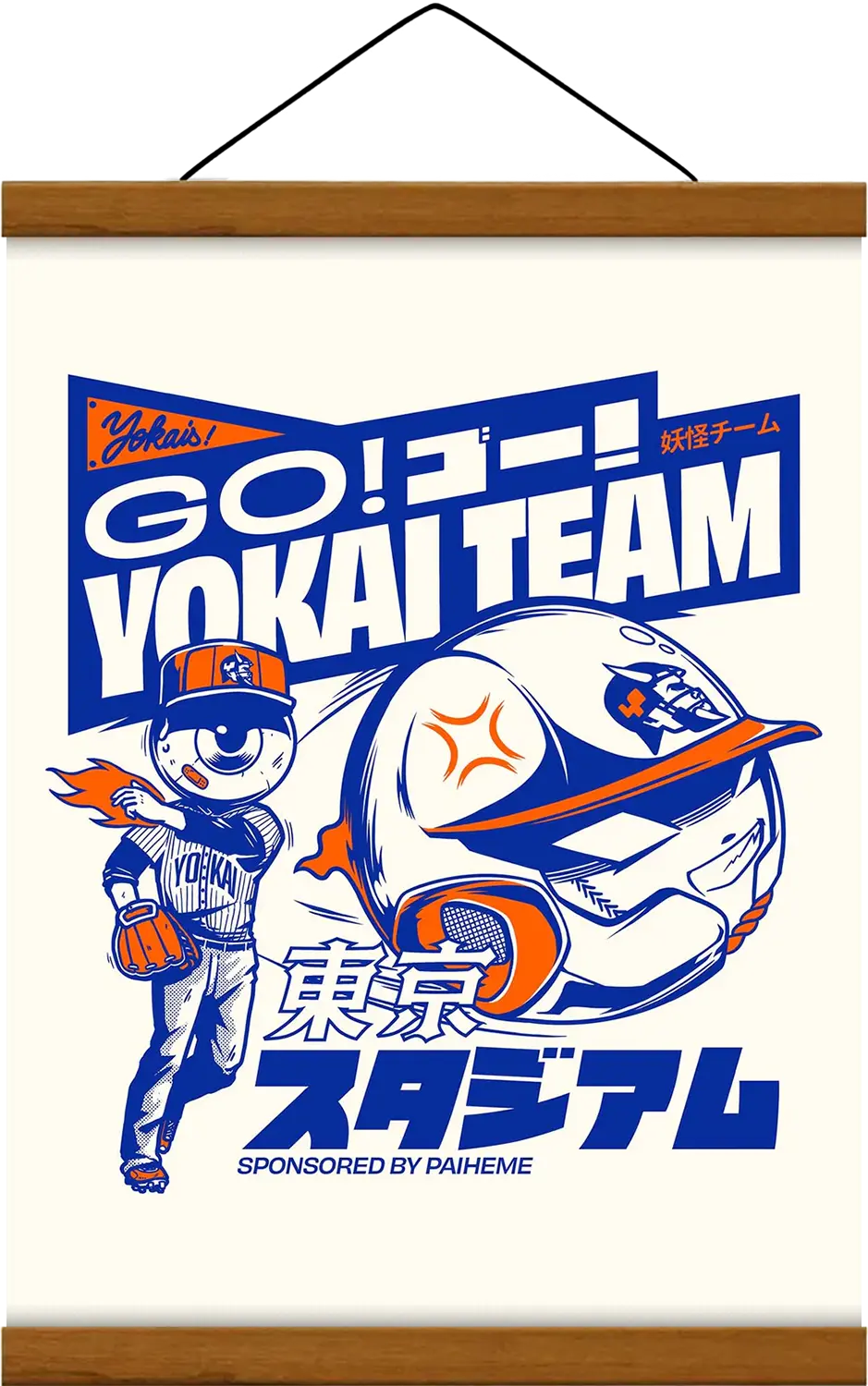 GO YOKAI TEAM Print ⚾