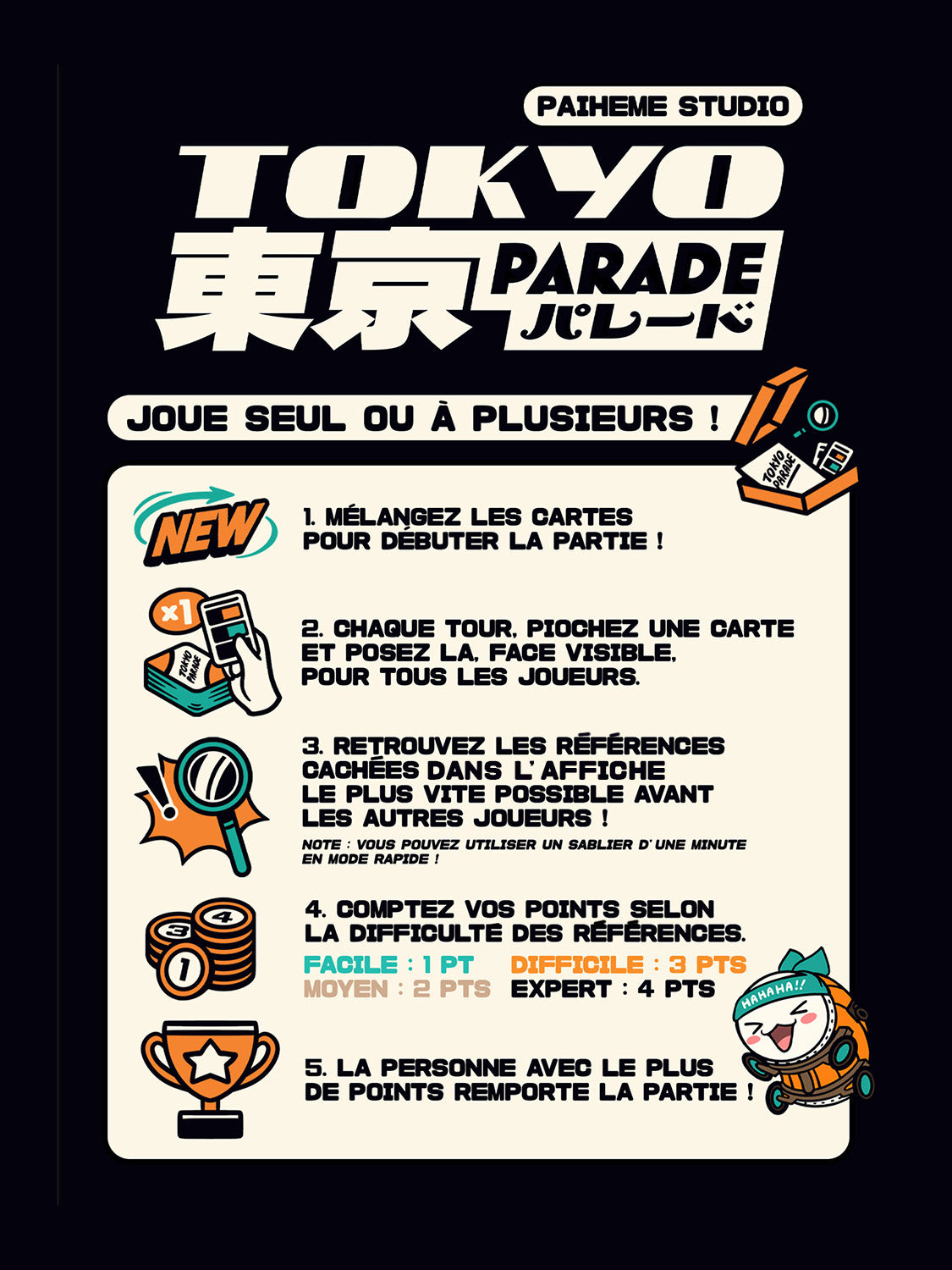 TOKYO PARADE - Jeu de cartes 🎢