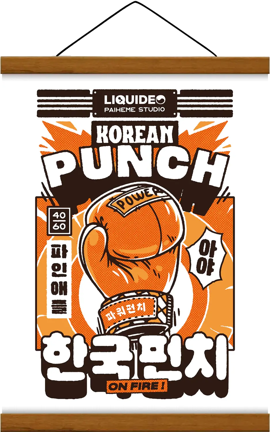 Affiche KOREAN PUNCH