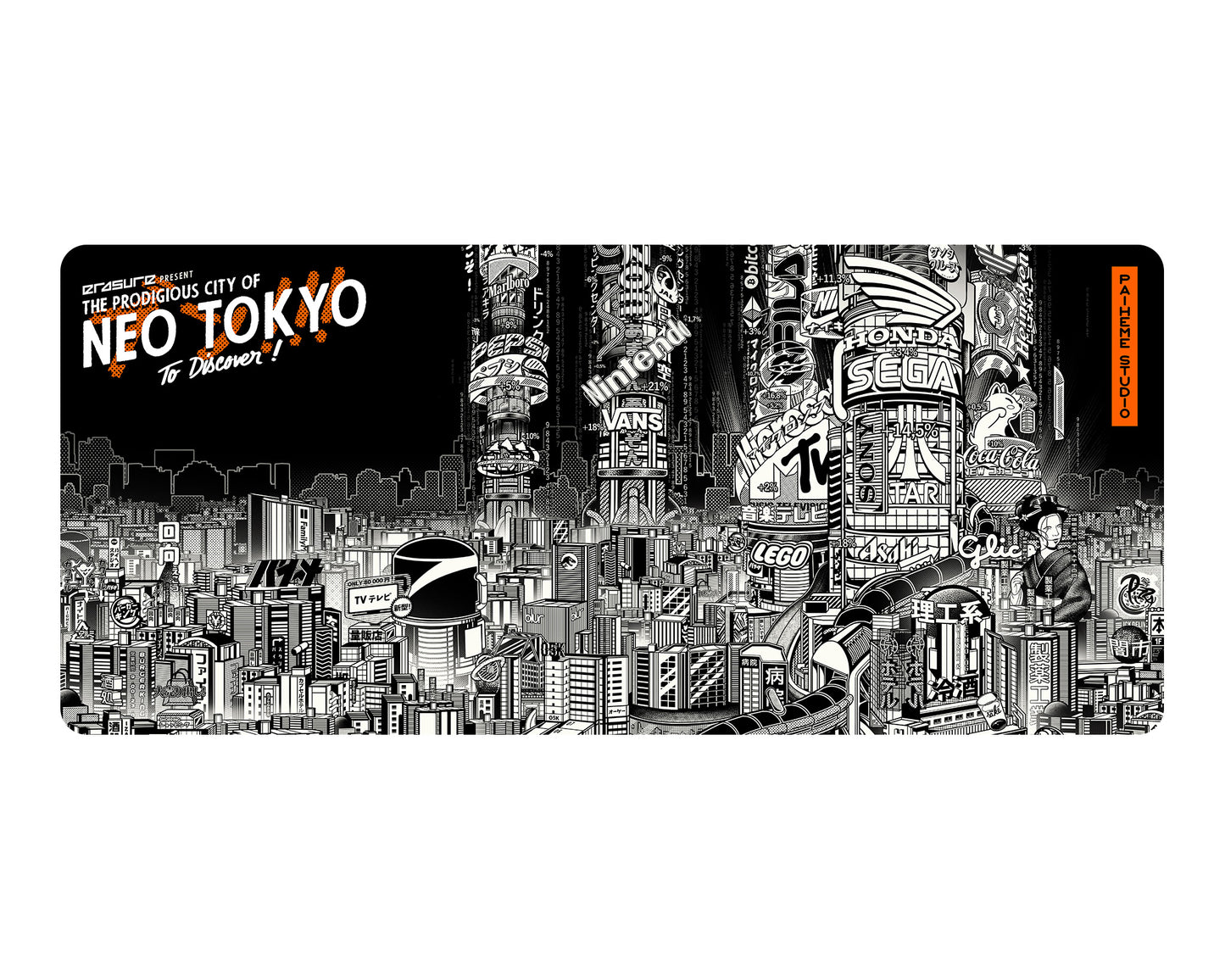 NEO TOKYO Tapis de souris 🏯