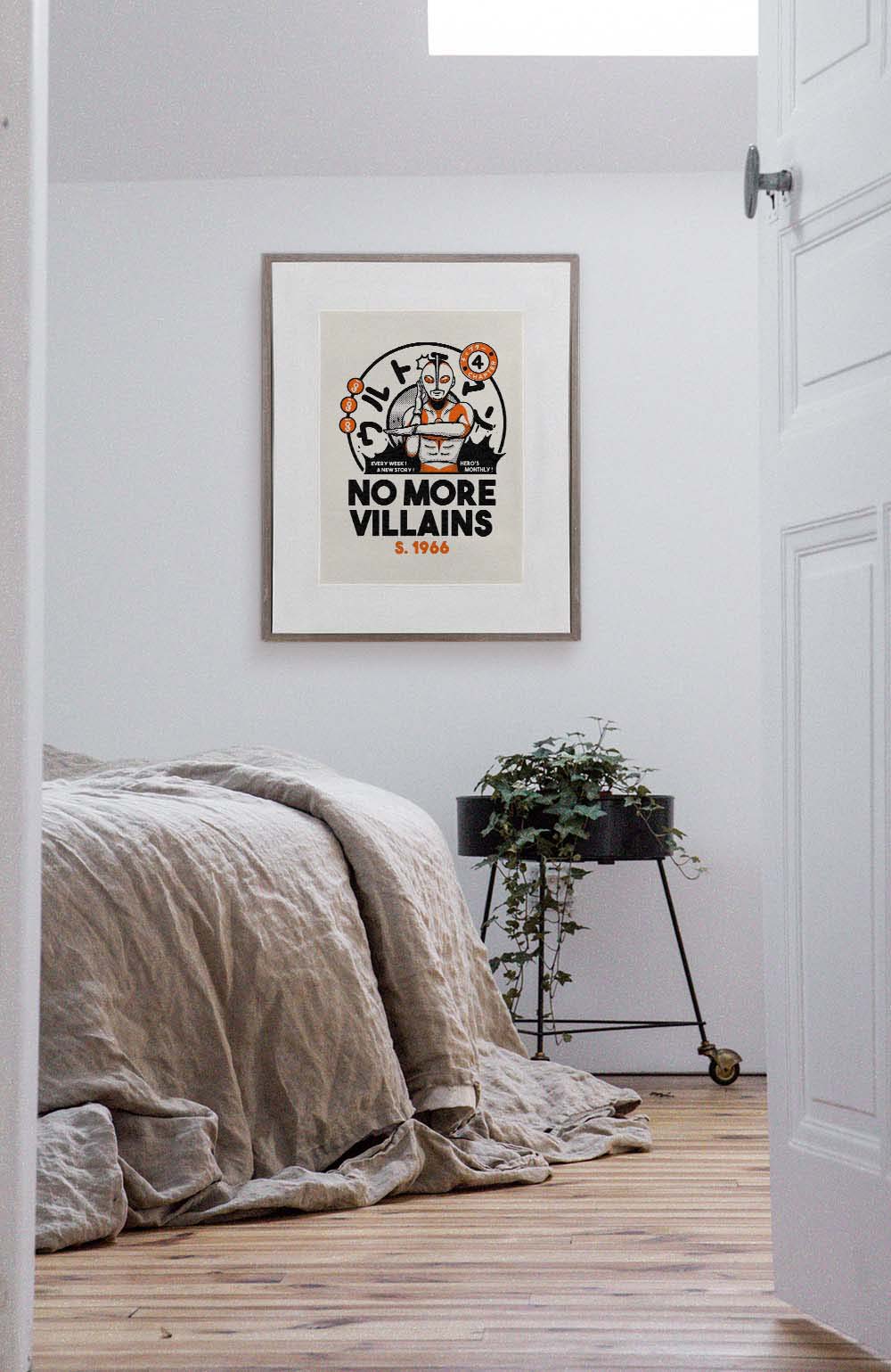 NO MORE VILLAINS Print π§