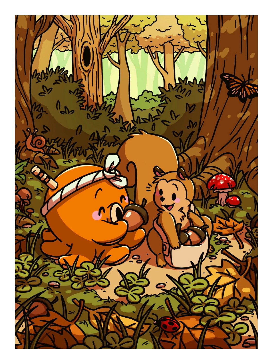 Affiche Poulpi Automne