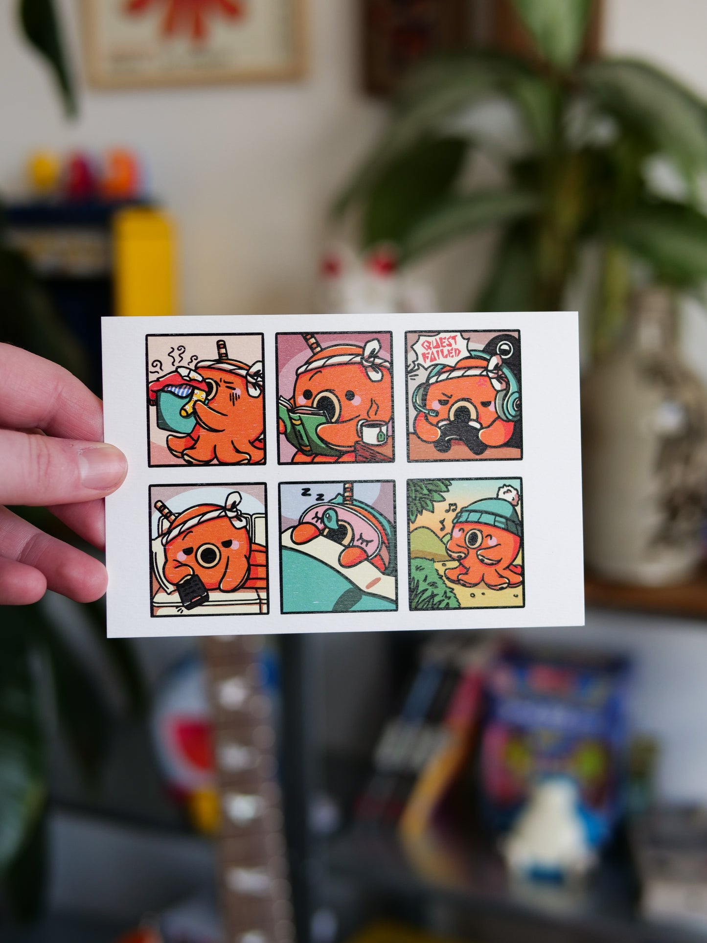 Carte postale Poulpi BD