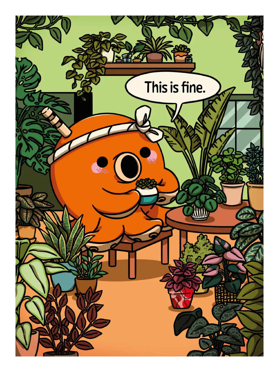 Affiche Poulpi This is fine !