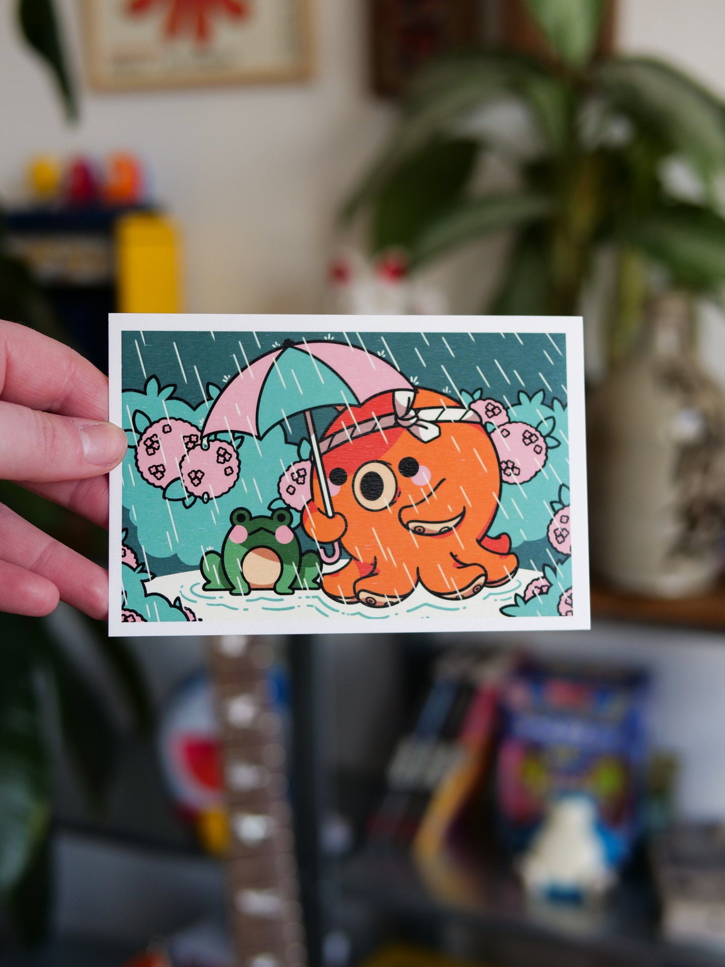 Carte postale Poulpi Frog
