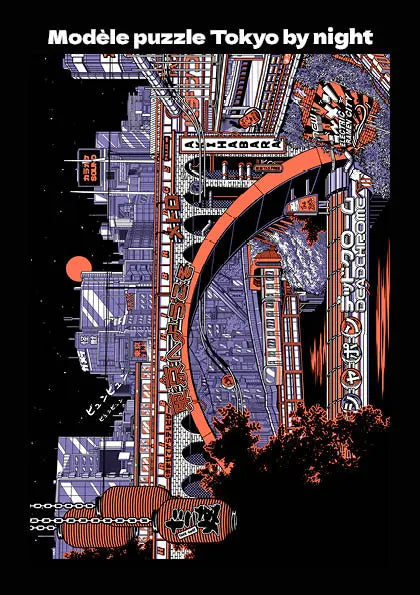 Tokyo By Night - Puzzle