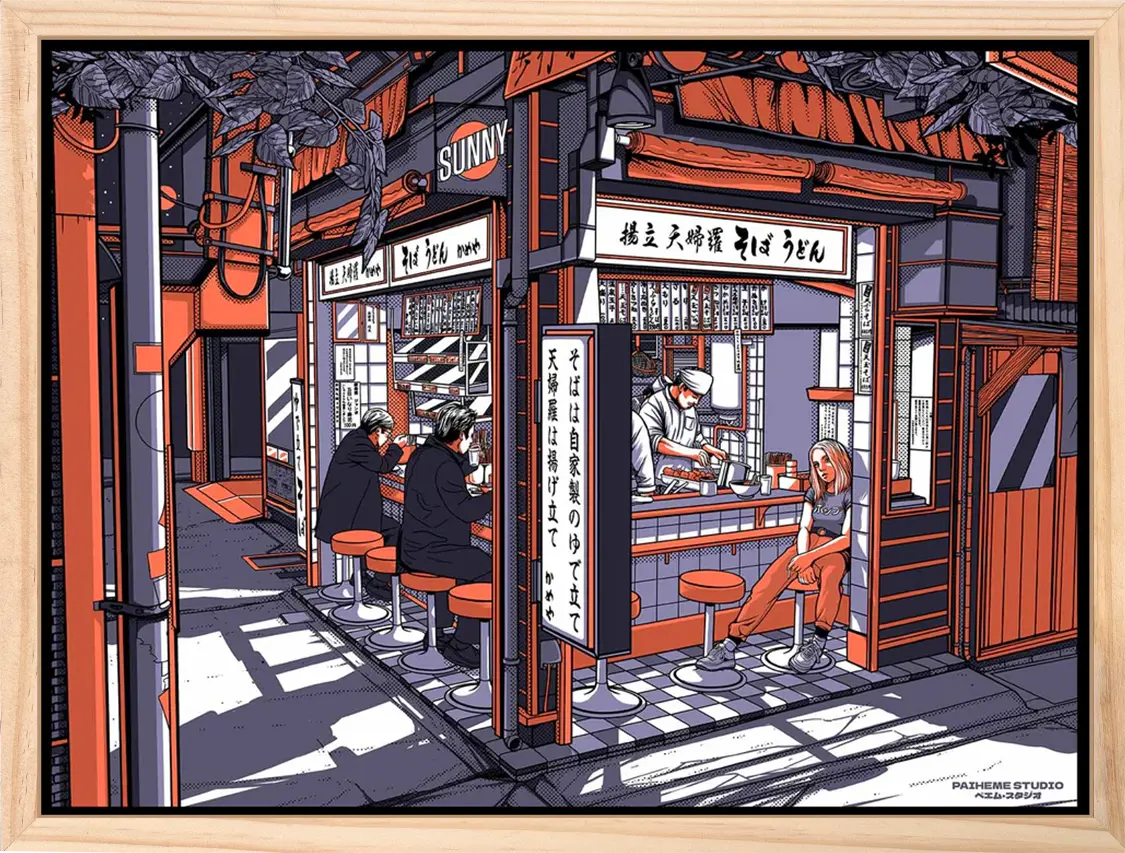 Affiche SHIBUYA BY NIGHT π