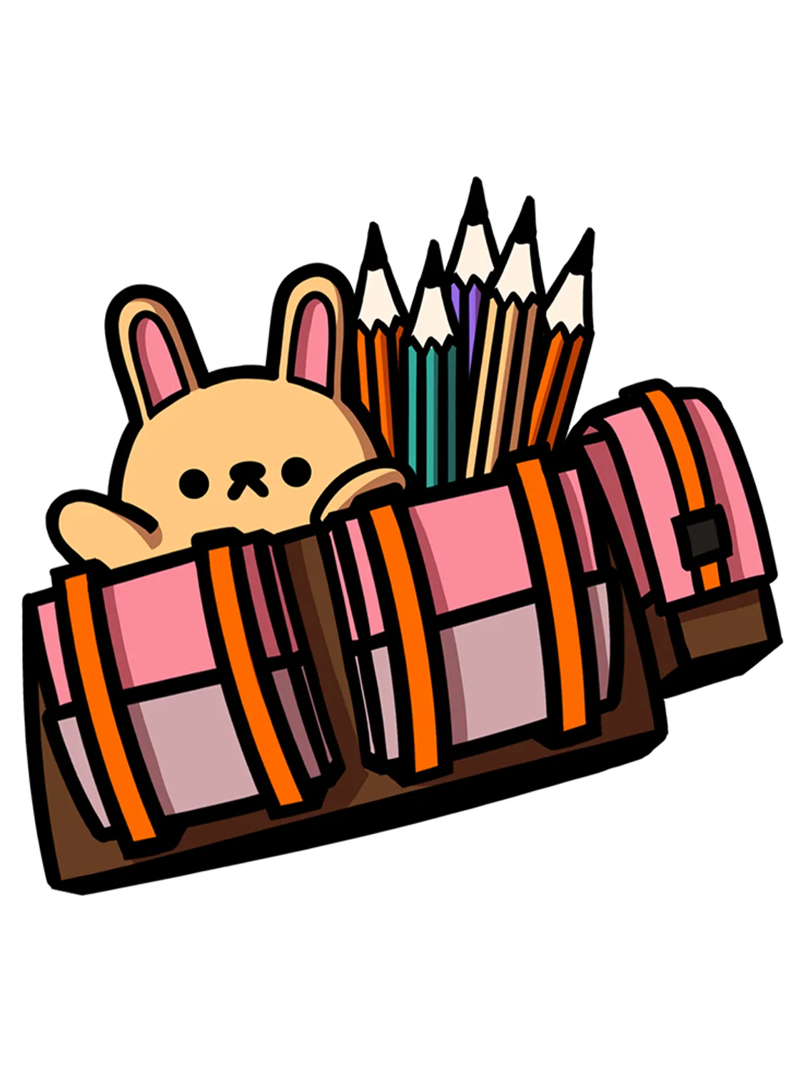 Sticker Bag Right, collection Konbini Japonais vinyle brillant