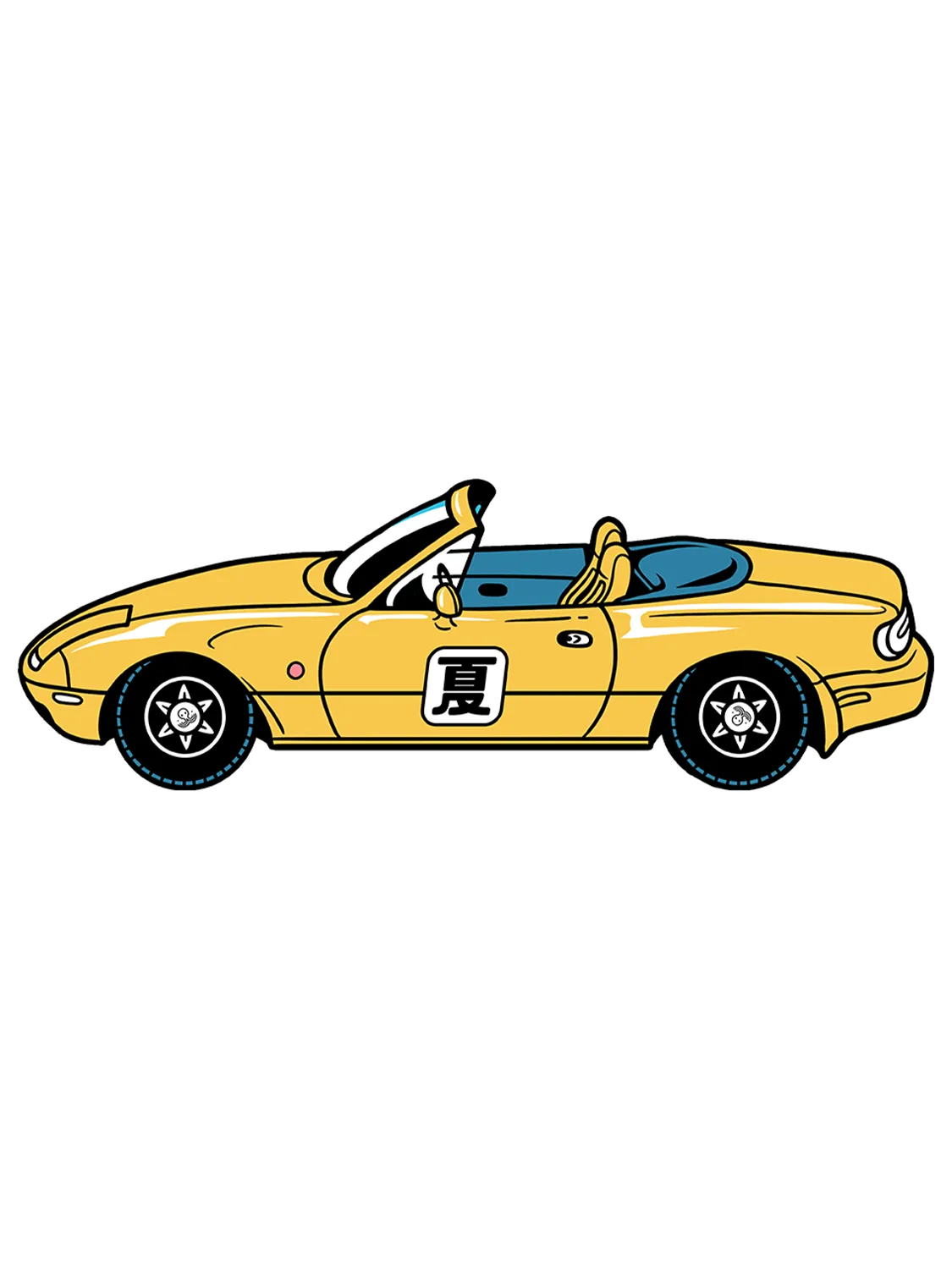Sticker Car, stickers japonais vinyle brillant