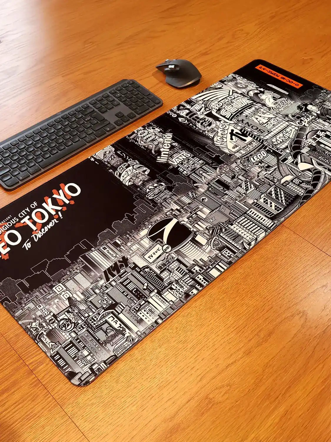 Tapis de souris style japonais Neo Tokyo, vue complète