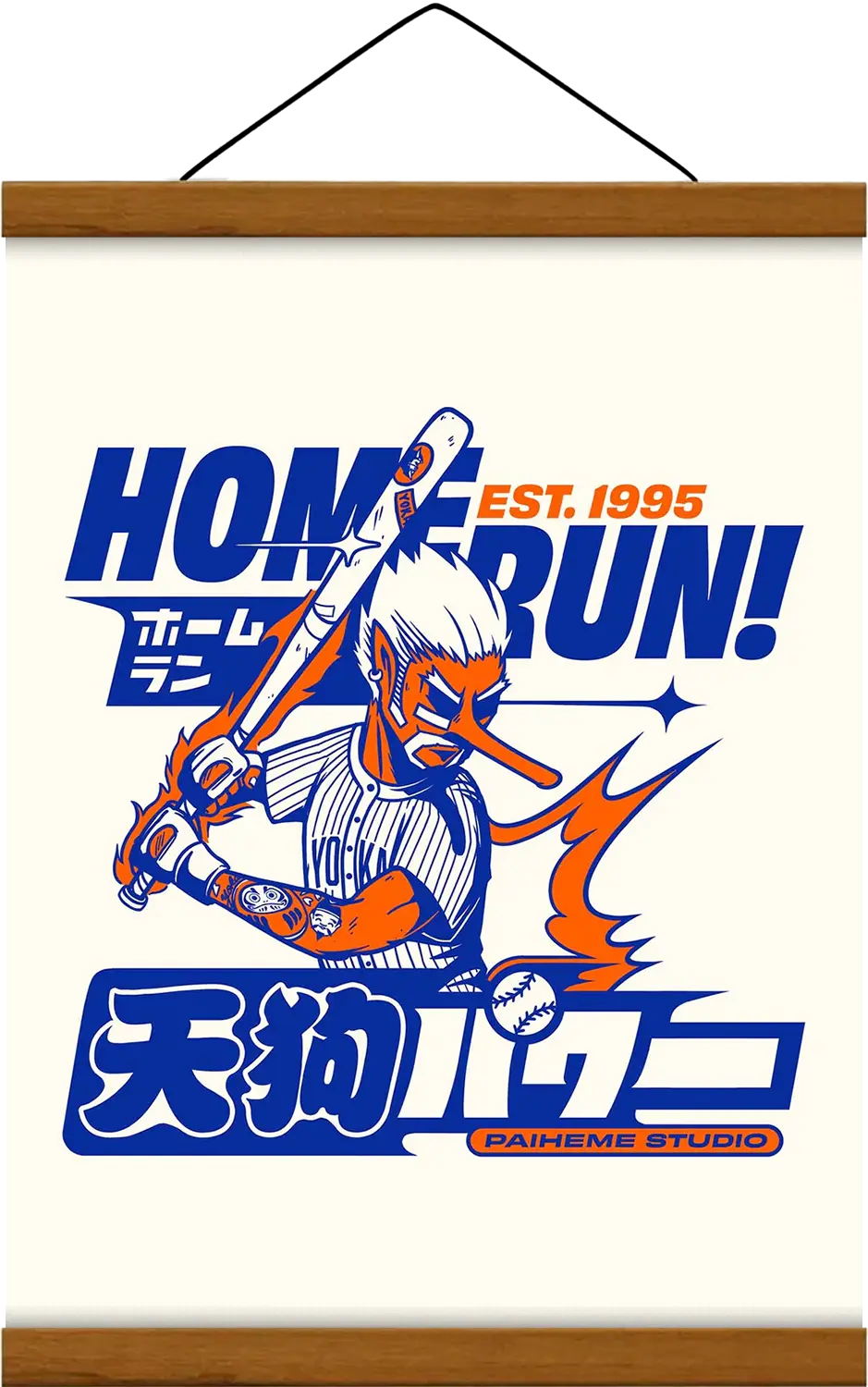 TENGU POWA Print ⚾