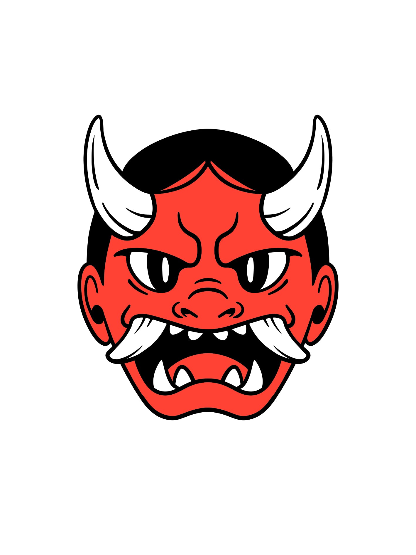 ONI-MAN T-SHIRT BRODÉ
