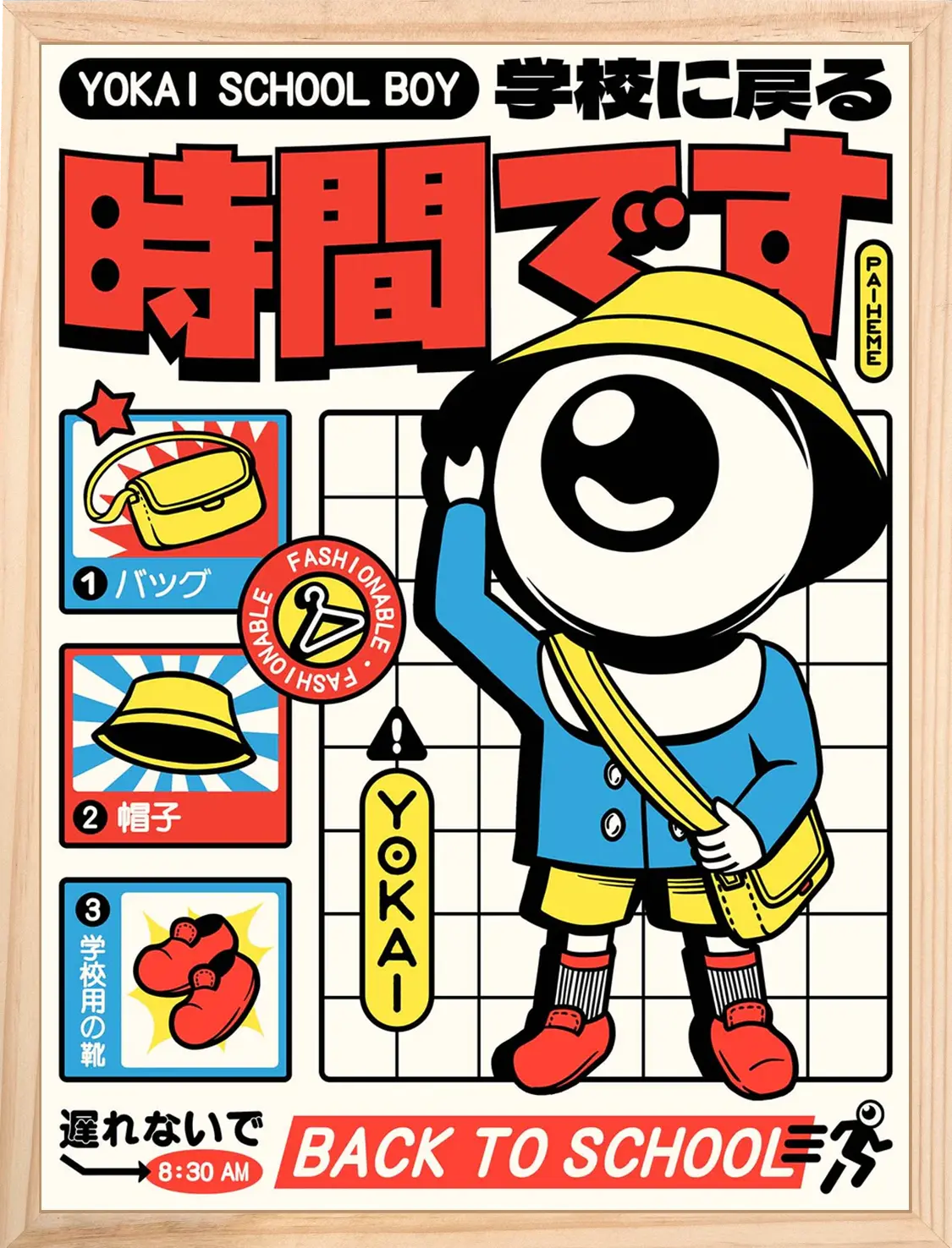 YOKAI SCHOOL BOY Print 🤖