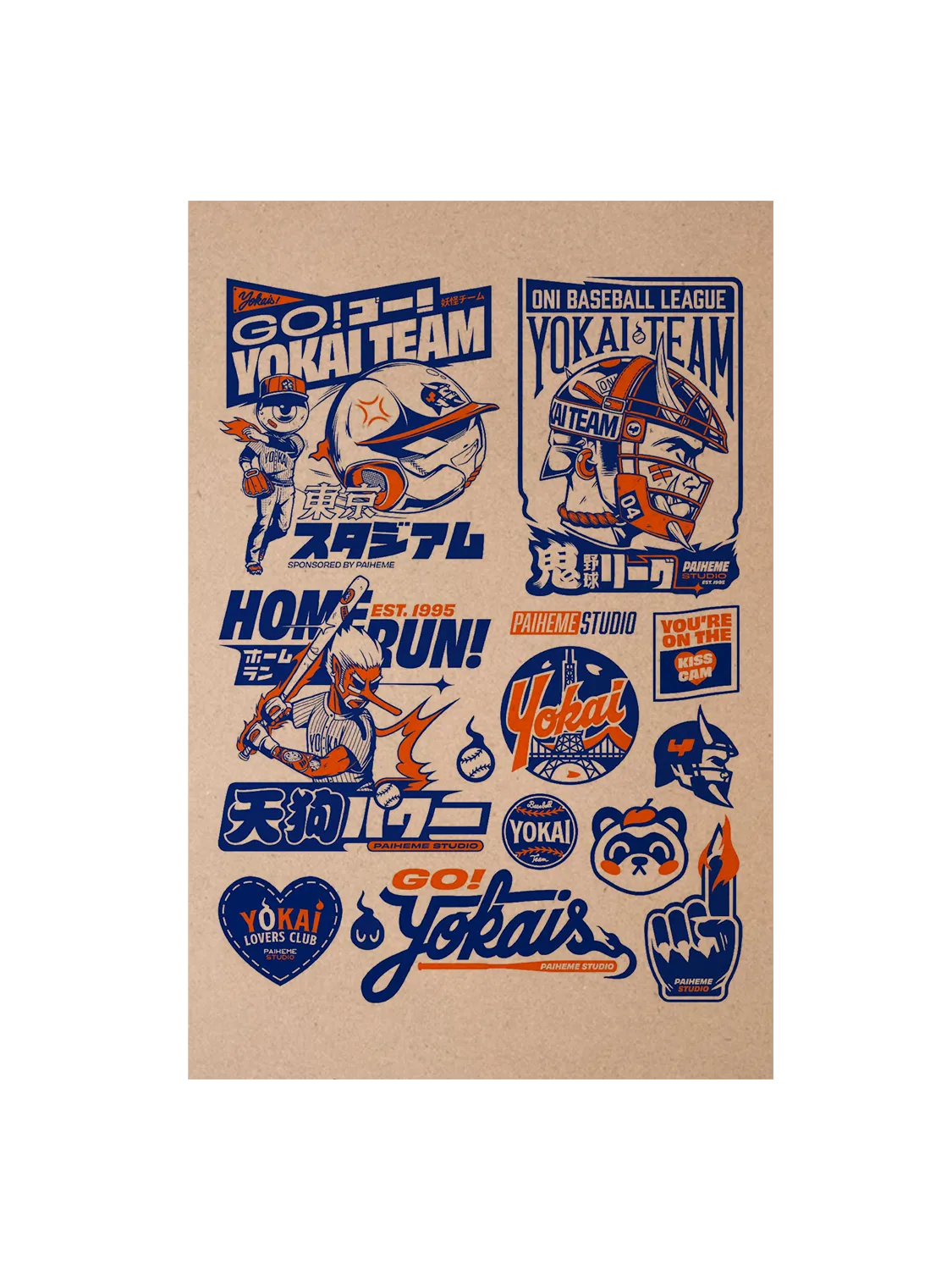 YOKAI TATTOO Postcard ⚾️