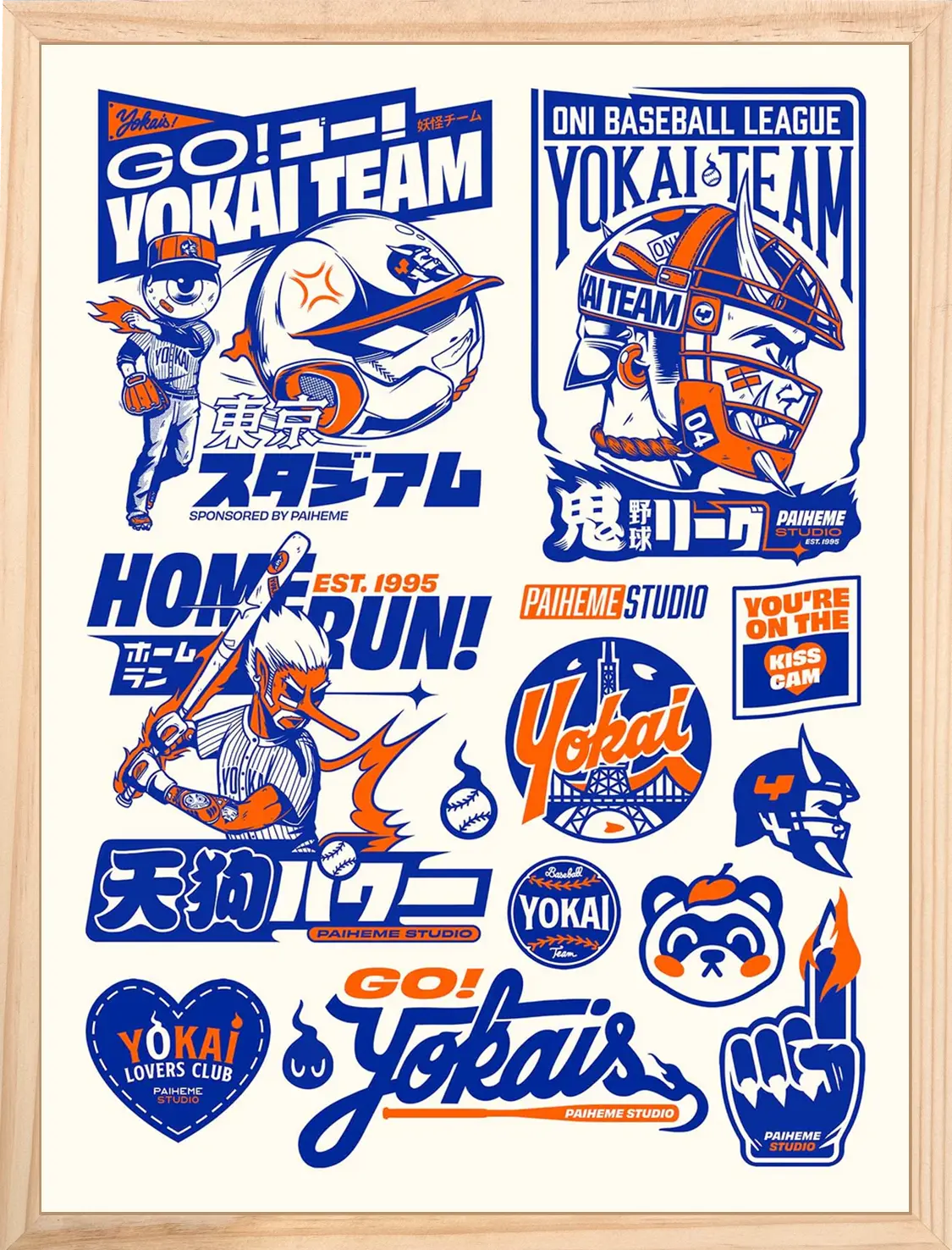 YOKAI TATTOOS Print ⚾