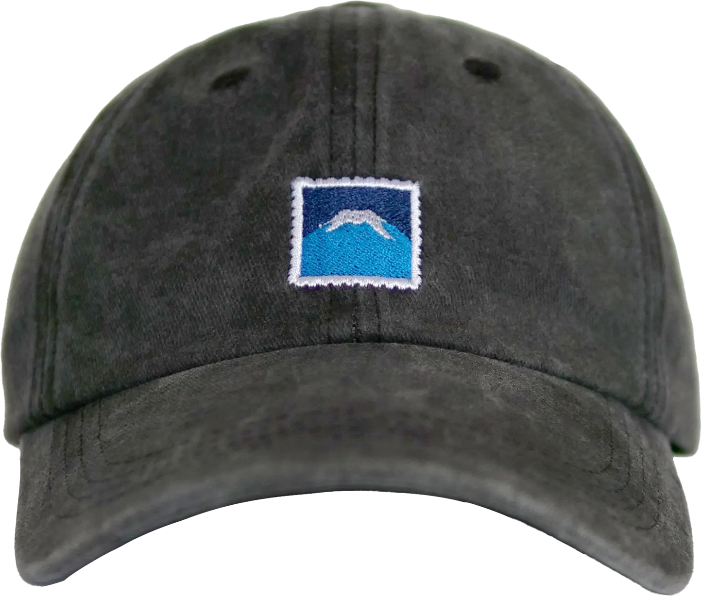 Casquette japonaise Mont Fuji, détail broderie
