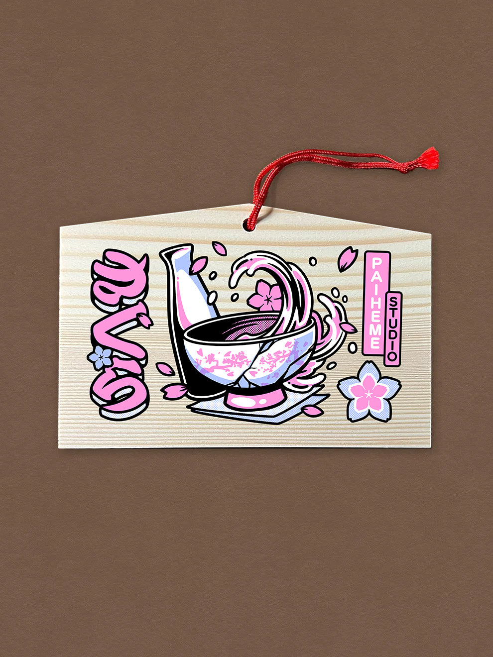 Ema japonais Sake, en situation