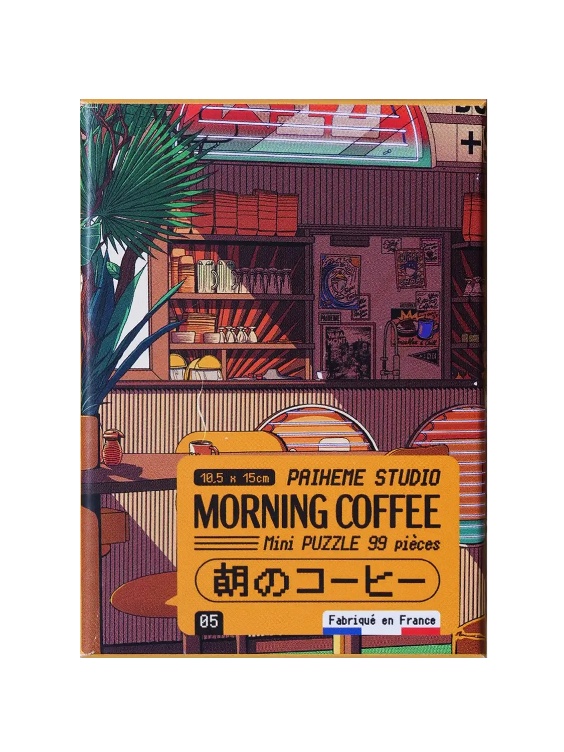Mini-Puzzle Morning Coffee, visuel assemblé