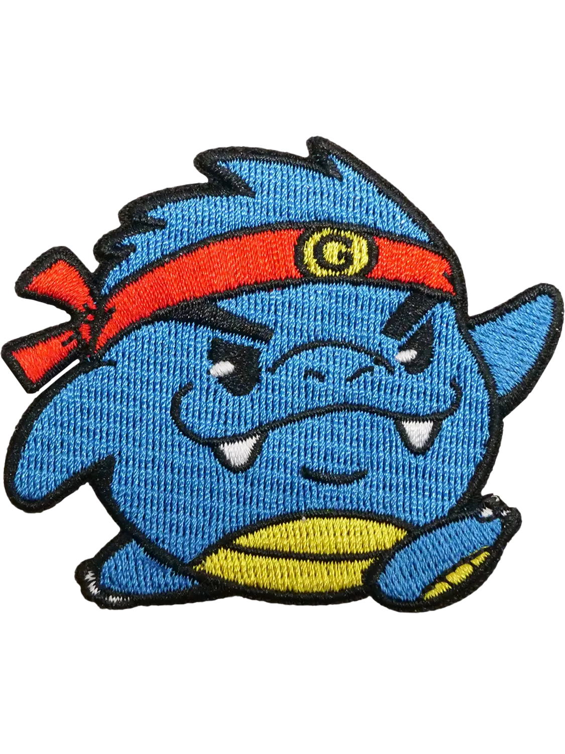 Patch japonais Pocket Kaiju, brodé thermocollant