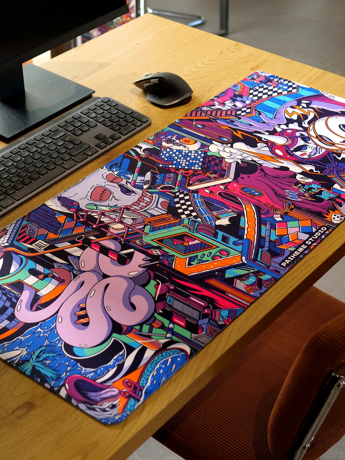 Tapis de souris japonais Gaming World, vue complète
