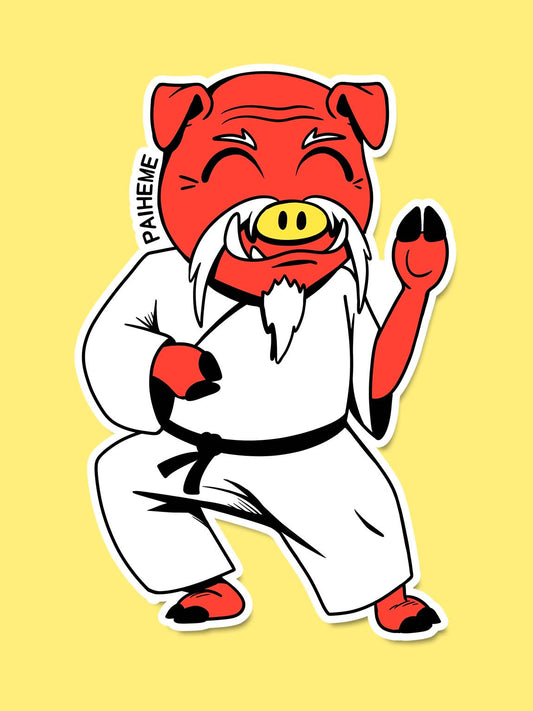 PIG SENSEI Sticker 🤖