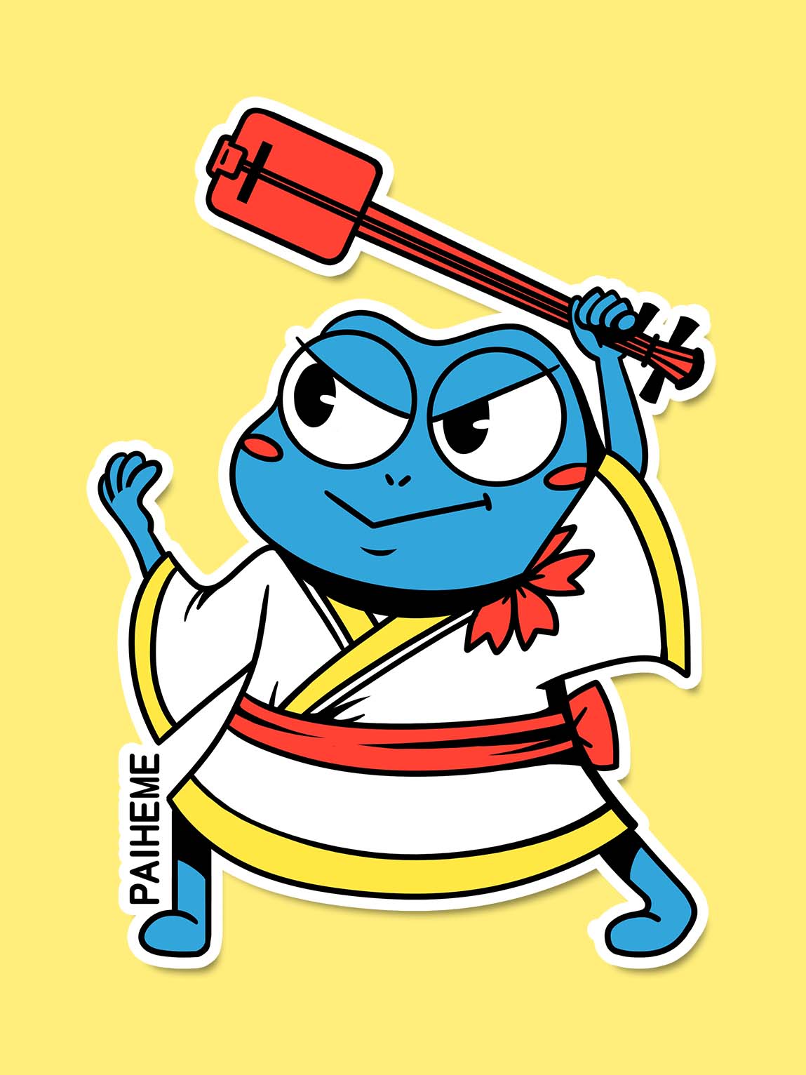 FROG SHAMISEN Sticker 🤖