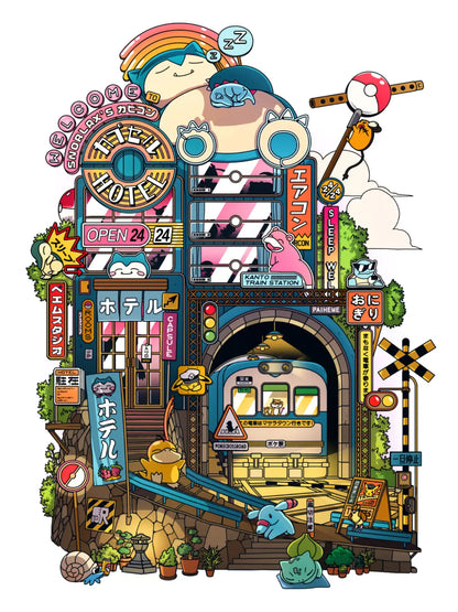 AFFICHE CAPSULE HOTEL STOREFRONT