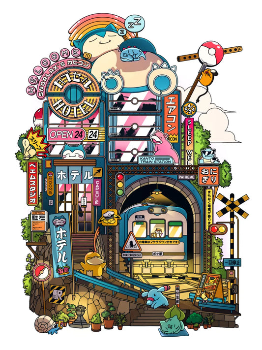 AFFICHE CAPSULE HOTEL STOREFRONT