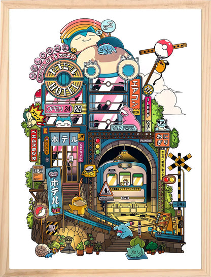 AFFICHE CAPSULE HOTEL STOREFRONT
