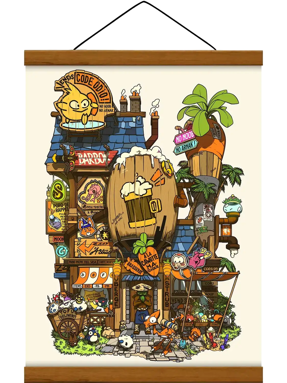 Affiche Storefront Astrub, avec baguette