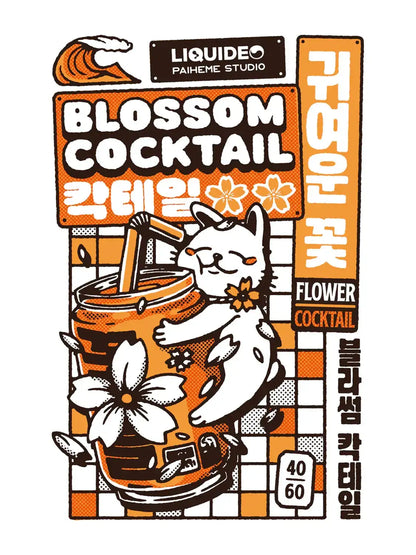 Affiche cuisine Blossom Cocktail, visuel complet