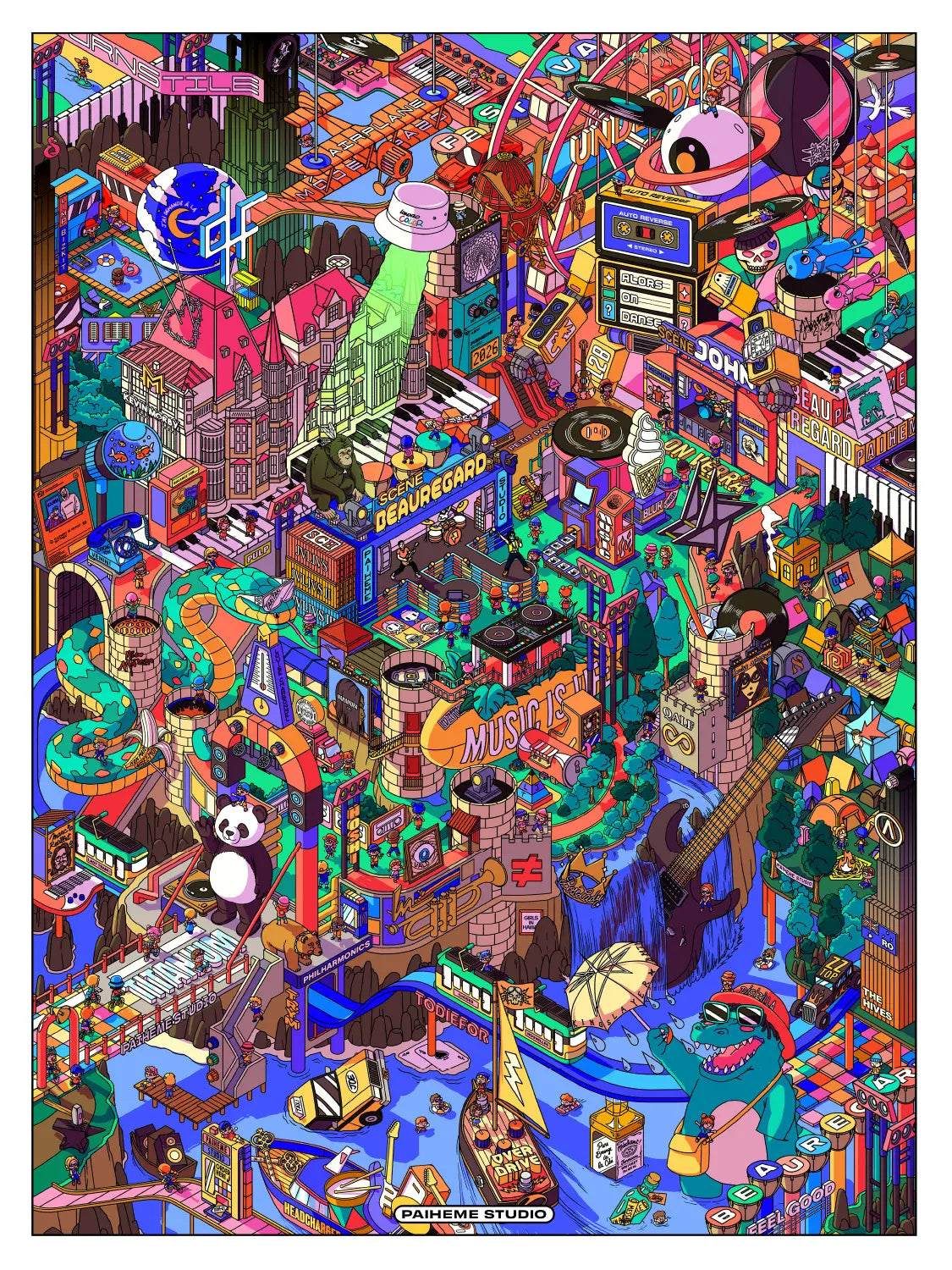 Affiche Festival Beauregard 2026, visuel complet