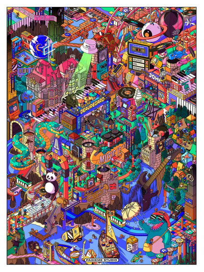 Affiche Festival Beauregard 2026, visuel complet