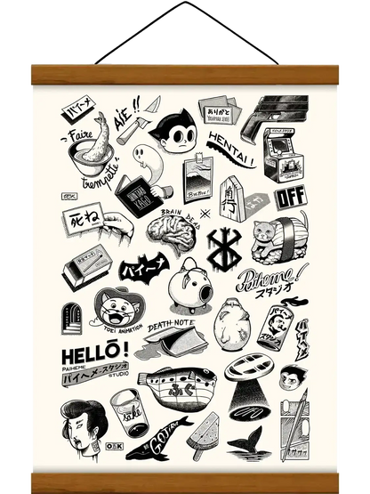 Affiche JAPANESE TATTOOS