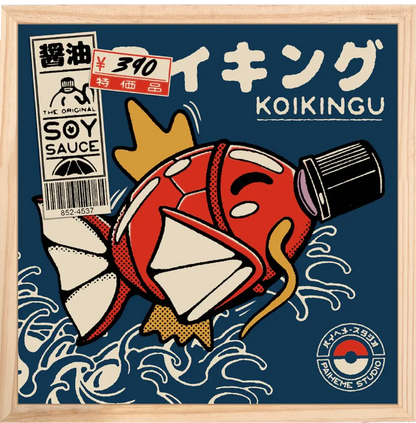 Pop culture art prints Koikingu, mise en situation