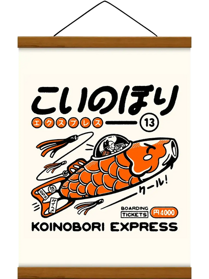 Affiche KOINOBORI EXPRESS