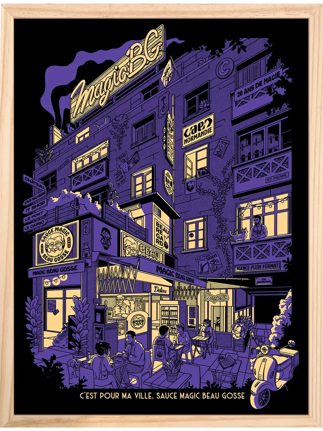 MAGIC BEAU GOSSE PRINT - Night