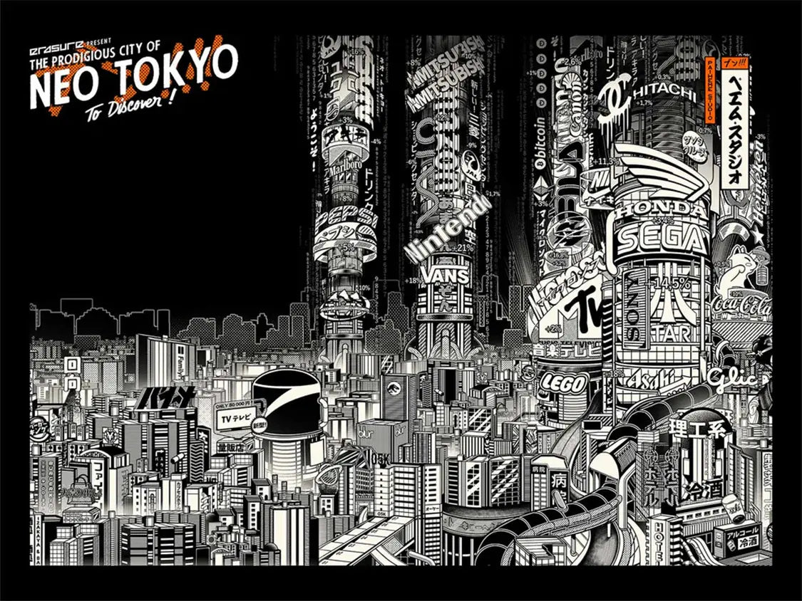 Tokyo affiche Neo Tokyo, visuel complet