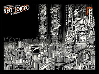 Tokyo affiche Neo Tokyo, visuel complet