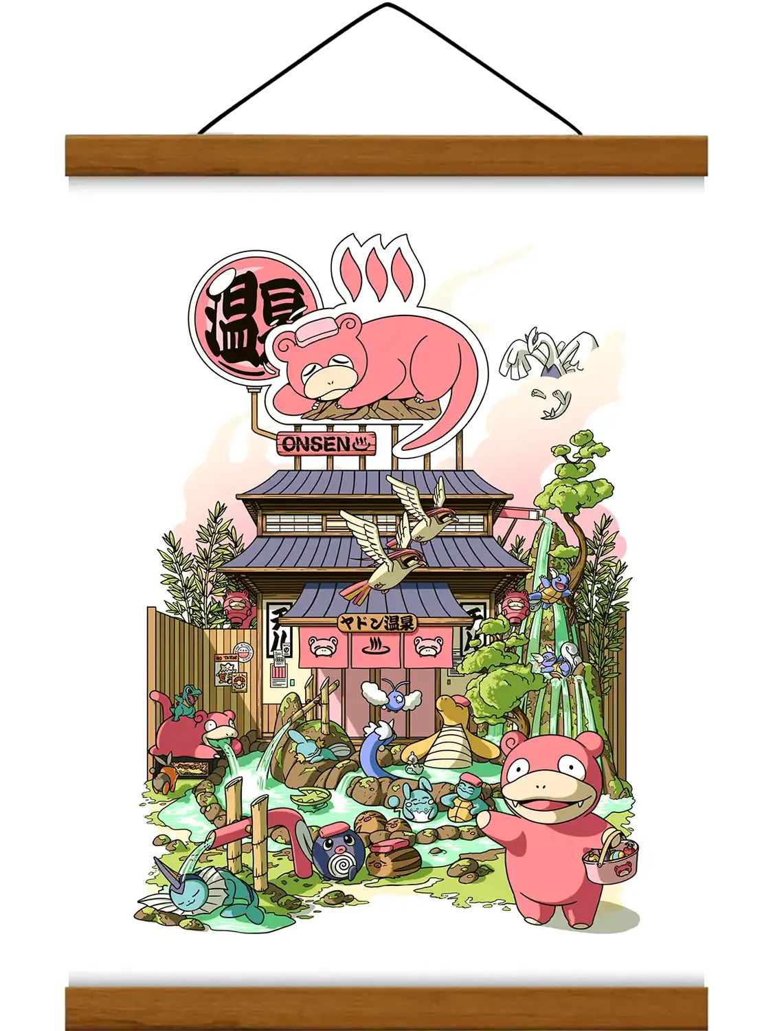 Affiche Onsen storefront