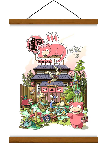 Affiche Onsen storefront