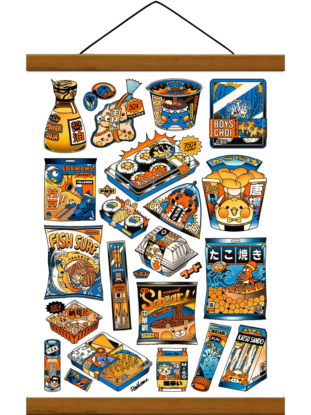 Affiche salty food